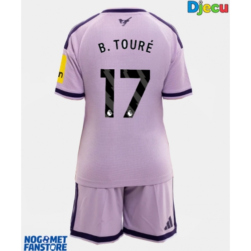 Newcastle United Bazoumana Toure #17 Rezervni Dres za djecu 2026-27 Kratak Rukav (+ Kratke hlače)
